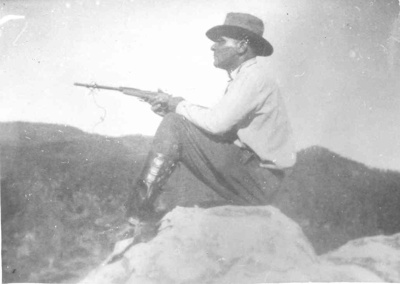 Aboriginal stockman. Fred Stockman at Kenniffs Lookout.
